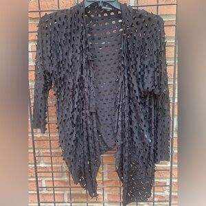 Travel by Tribal Elegant Black Women's Cardigan